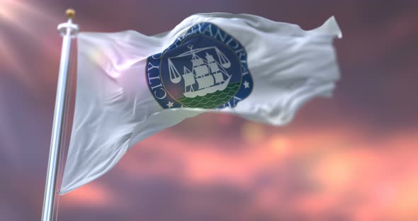 Alexandria City Flag, Virginia, United States