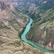 The deepest canyon in the Europe in the valley of the Turquoise river Sulak - VideoHive Item for Sale