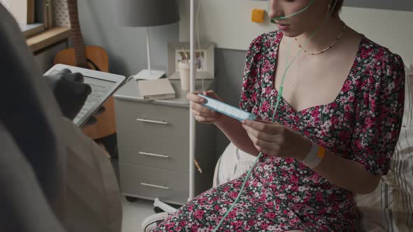 Doctor Giving Treatment to Girl