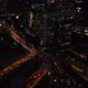 Night Santiago is the capital of Chile (aerial view, drone footage) - VideoHive Item for Sale