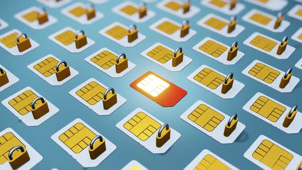 Locked Sim Cards Except One