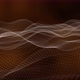Background Brown Dark Color Digital Particle Line Wave Animated - VideoHive Item for Sale