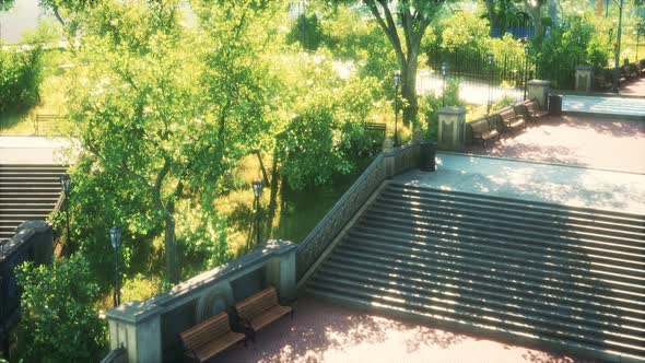 Peaceful Park in the City alt