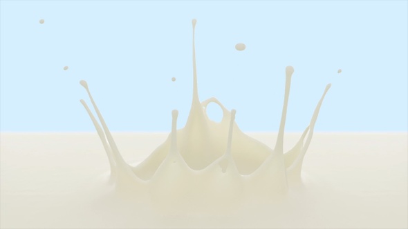 Milk Splash Crown with mask