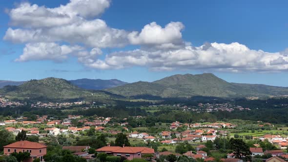 Green Field Clouds Timelapse 