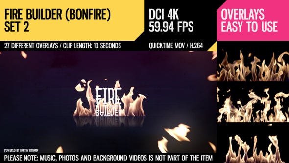 Fire Builder (Bonfire 4K Set 2) alt