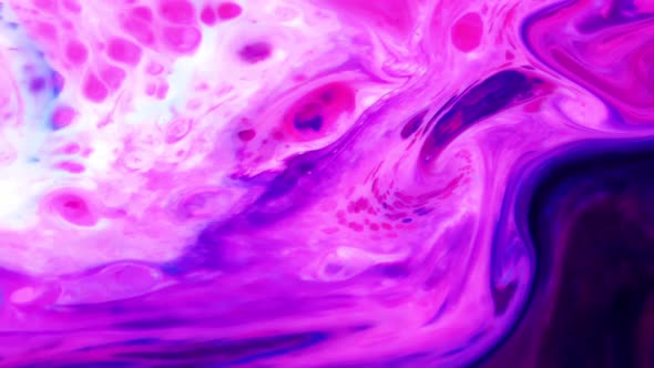 Swirling And Explosion Colour Of Mixed Paint