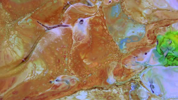 Multicolor Liquid Paint Surface  alt