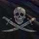 Pirate Flag Close Up Looping 4K - VideoHive Item for Sale