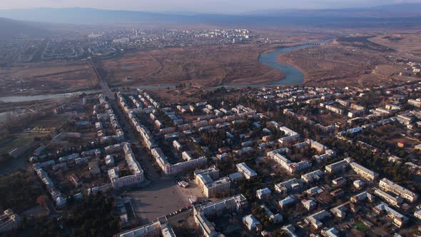 Small Town And River