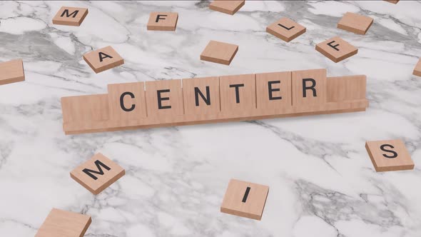 Center word on scrabble alt