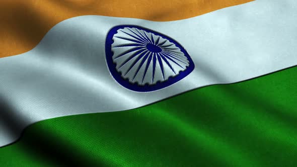 Highly Detailed Flag Of India