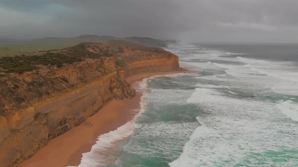 Twelve Apostles Coastline Along the Great Ocean Road Victoria  Australia