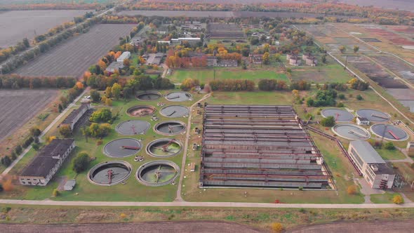Sewage Treatment Station Pools