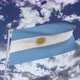 Argentina Flag With Sky 4k - VideoHive Item for Sale