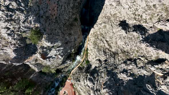 Canyon in the mountains Turkey Alanya Sapadere