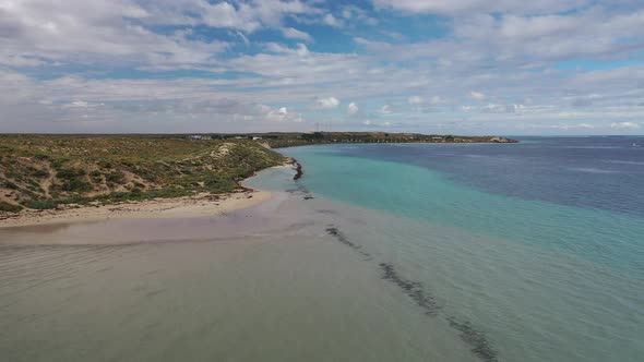 Skeleton Beach, Coral Bay, Western Australia 4K Aerial Drone