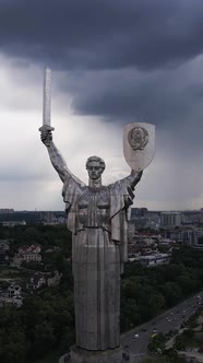 Motherland Monument in Kyiv Ukraine