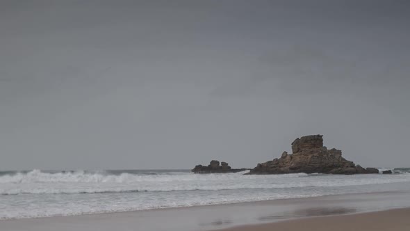 portugal beach wild coast atlantic nature environment