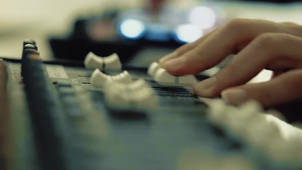 DJ Works on the DJ Keyboard