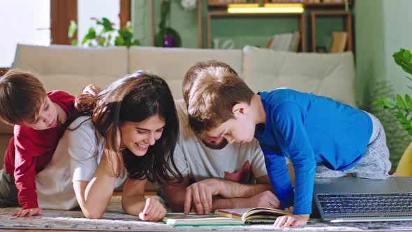 Happy Parents Spending Good Time Together While