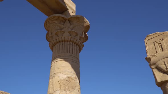 Kalabsha Temple on an island in Nubia next to Lake Nasser, Aswan, Egypt.