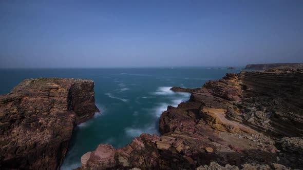 portugal beach wild coast atlantic nature stars night cosmos