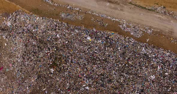 Large Garbage Mountain a City Dump