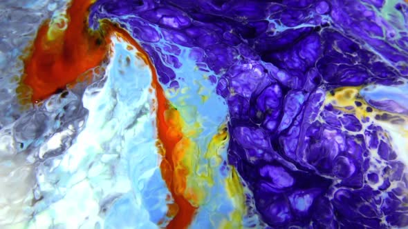 Psychedelic Cosmos Galaxy Paint Texture Background alt