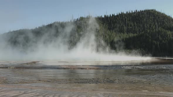 Steaming pool Yellowstone National Park