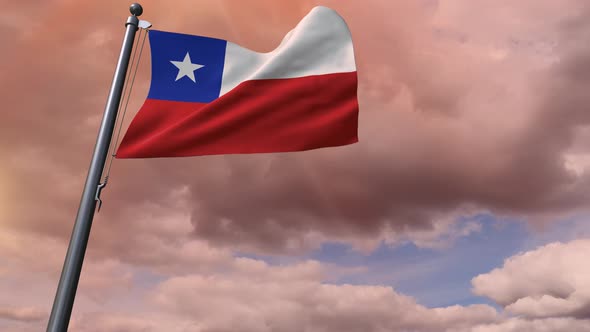 Chile Flag 4K