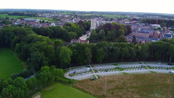 The small city of Scherpenheuvel in Belgium.