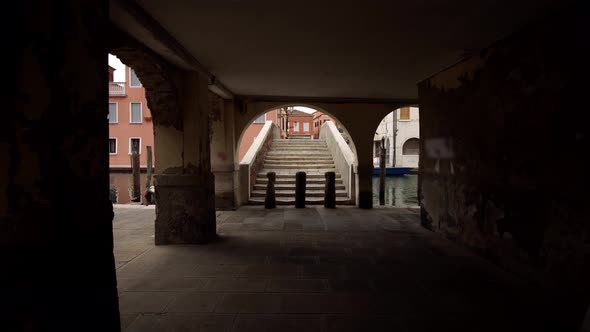 Scroll Through the Ancient Chioggia Arcades