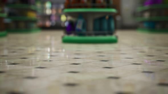 Covid19 Epidemic and Empty Supermarket alt