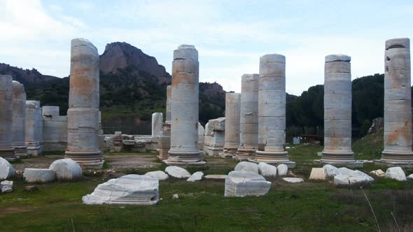 Temple Of Artemis At Sardes Lydia Ancient Historical City In Salihli Manisa Turkey 7