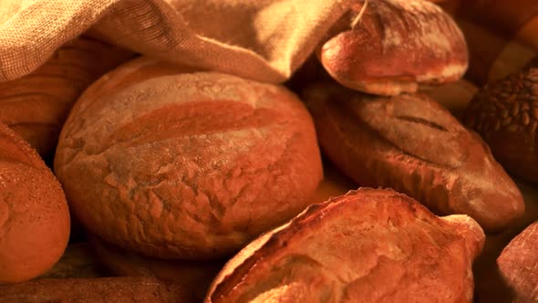 Freshly Baked Bread Background