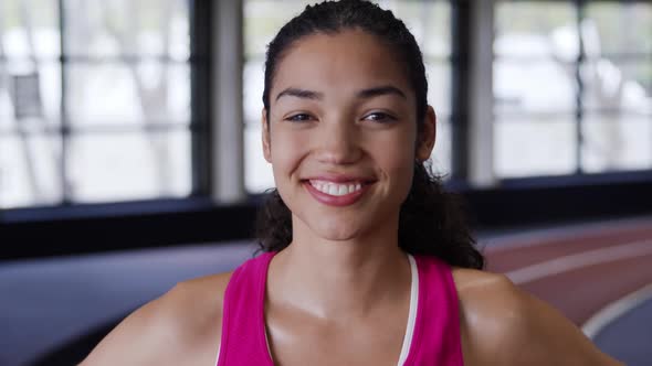 Portrait at a gym