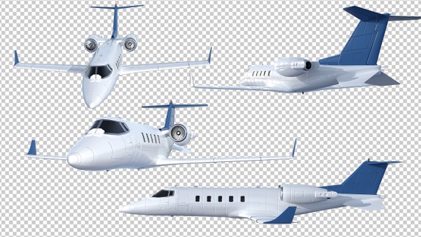Business Jet Isolated alt