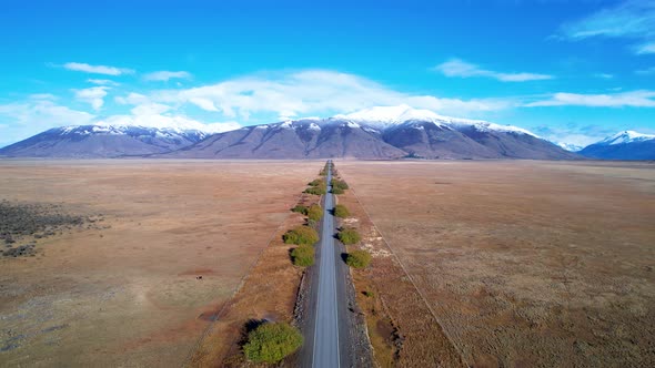 Patagonia landscape. Famous town of El Calafate at Patagonia Argentina