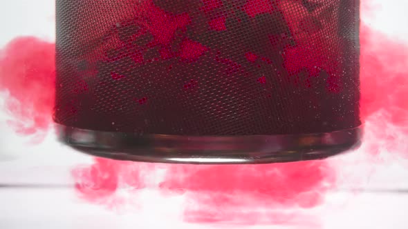 Hibiscus In A Glass Teapot