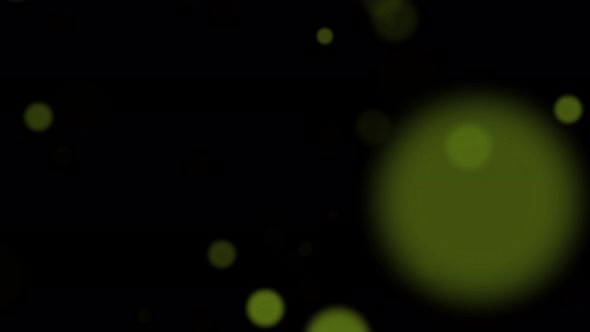 Green Bokeh Lights Particles alt