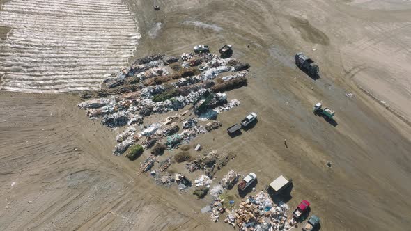 Trash Produced By Households Picked Up By Local Waste Haulers to Be Stored