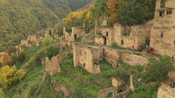 Abandoned in the Mountains the Village of Gamsutl