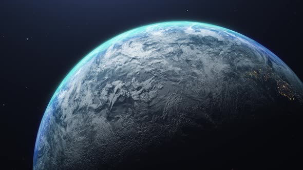 Ultra Realistic Earth In Big Space V2