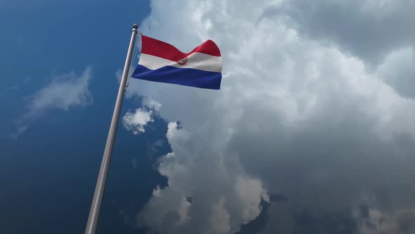 Paraguay Flag Waving 2K