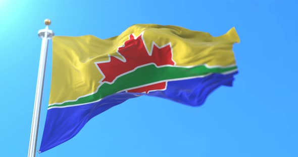Flag of Thunder Bay, Canada