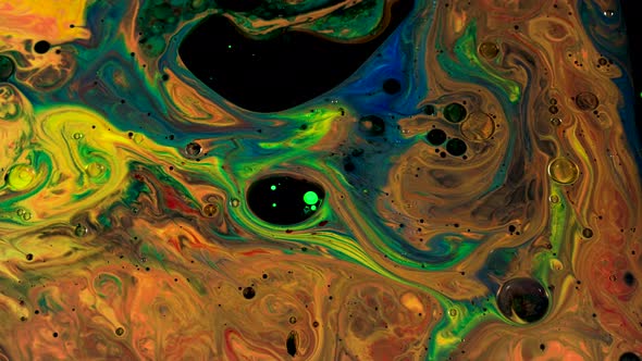 Background of oil paint surface