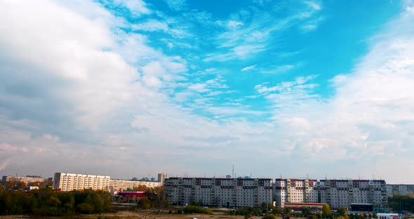 Cloudy Sky Above City