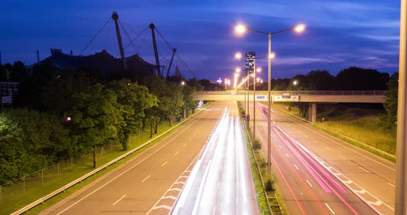 Timelapse of Georg-Brauchle-Ring