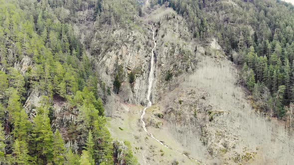 Aerial View of the Waterfall